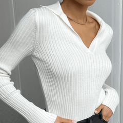 Light Touch Long Sleeve Knitted Top