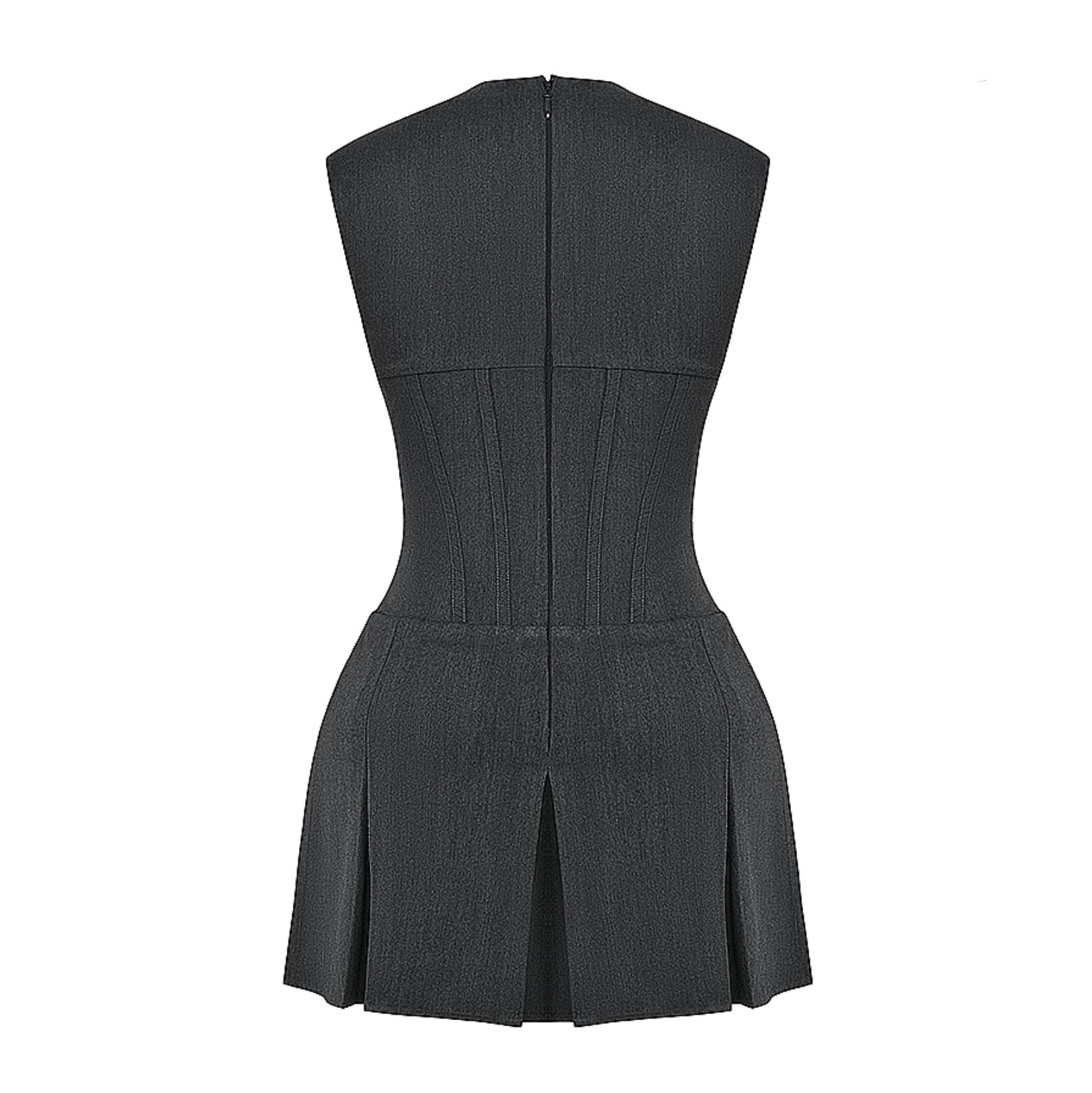 Timeless Crush Pleated Corset Mini Dress