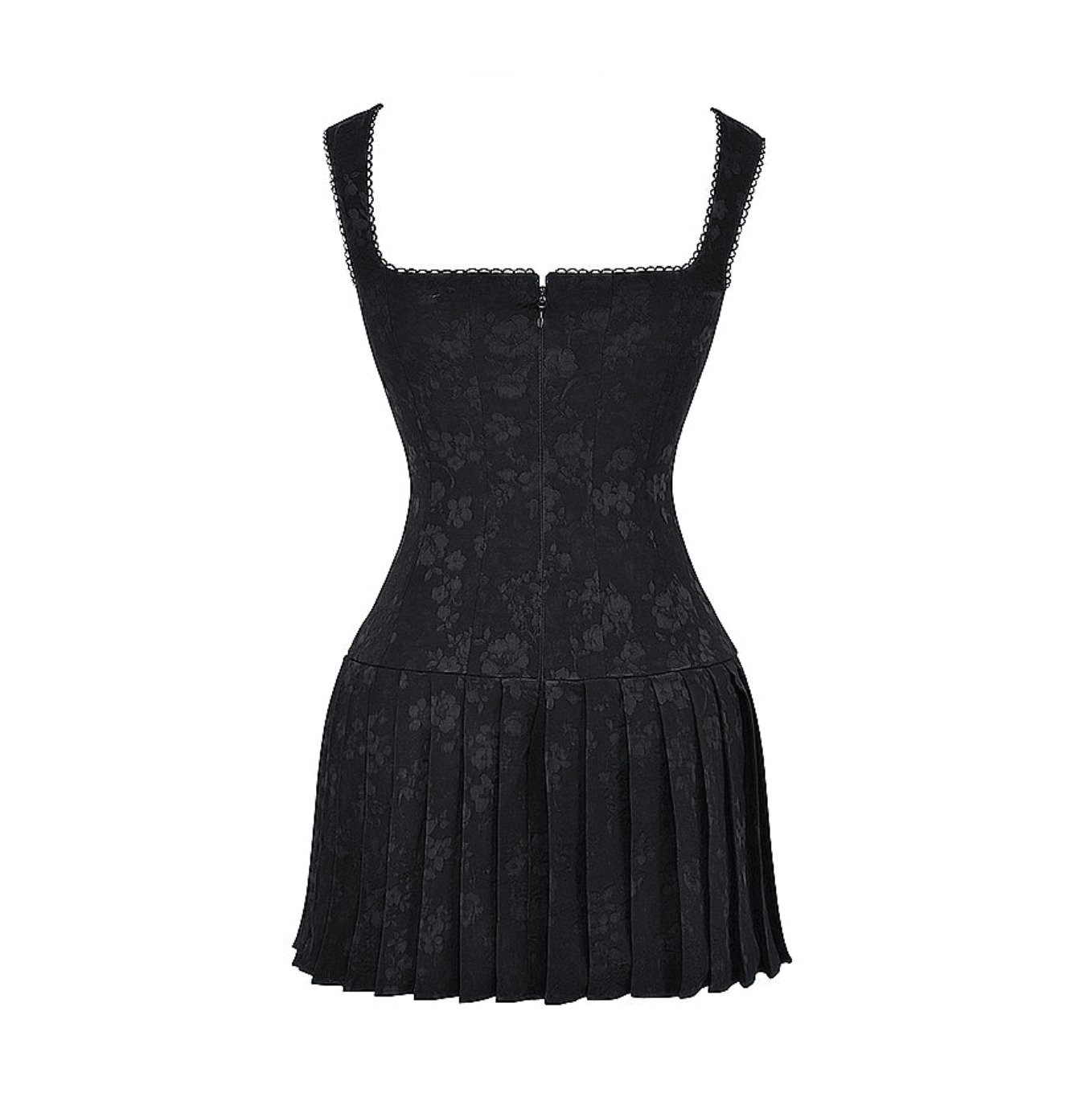 Make Me Feel Pleated Corset Mini Dress