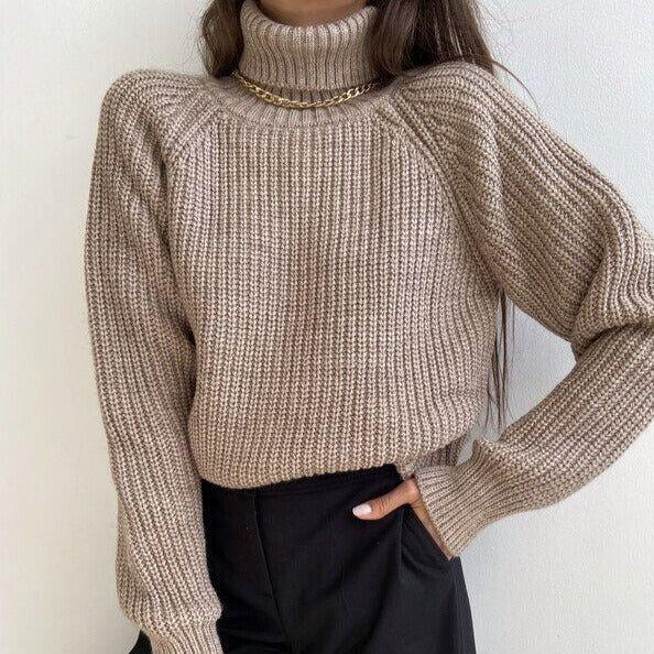 Léane Turtleneck Knitted Sweater