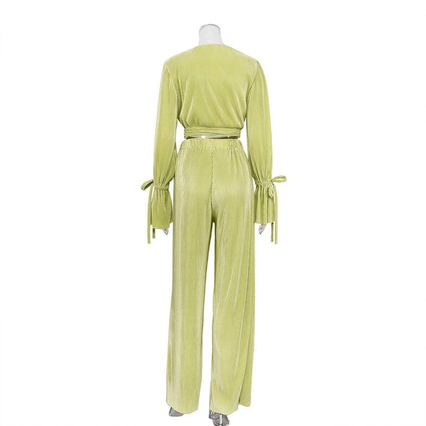 Grass Casual Loose Two-Piece Set