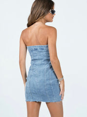 Blue Jean Beauty Bodycon Denim Mini Dress