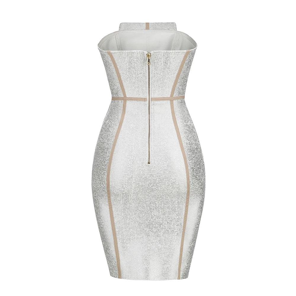 Crystal Martini Bandage Mini Dress