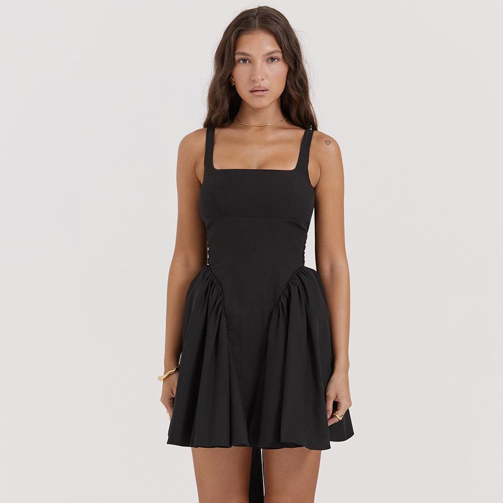 Enjoy The Love Oversized Bow Mini Dress