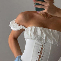 Cornelia Off The Shoulder Corset Top