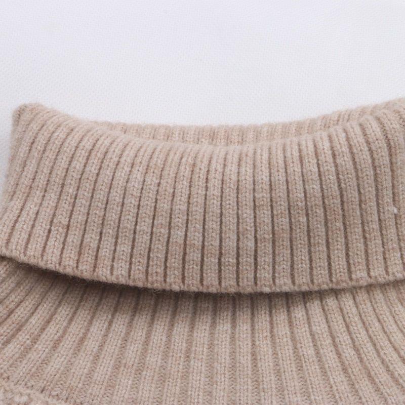 Léane Turtleneck Knitted Sweater