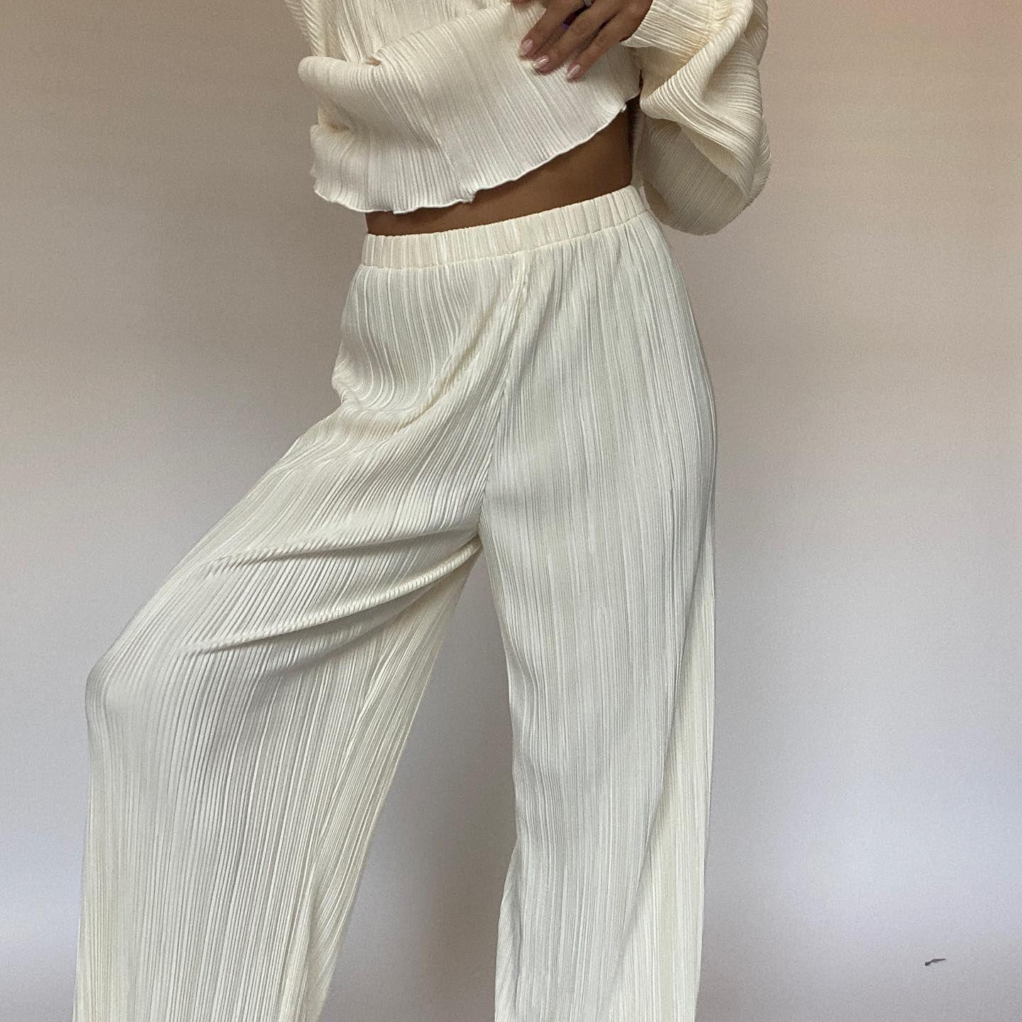 High Street Oversized Vintage Two-Piece Set