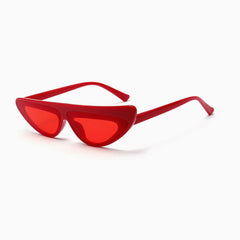 Time Fly Back '90s It Girl Cat-eye Space Sunglasses - Red